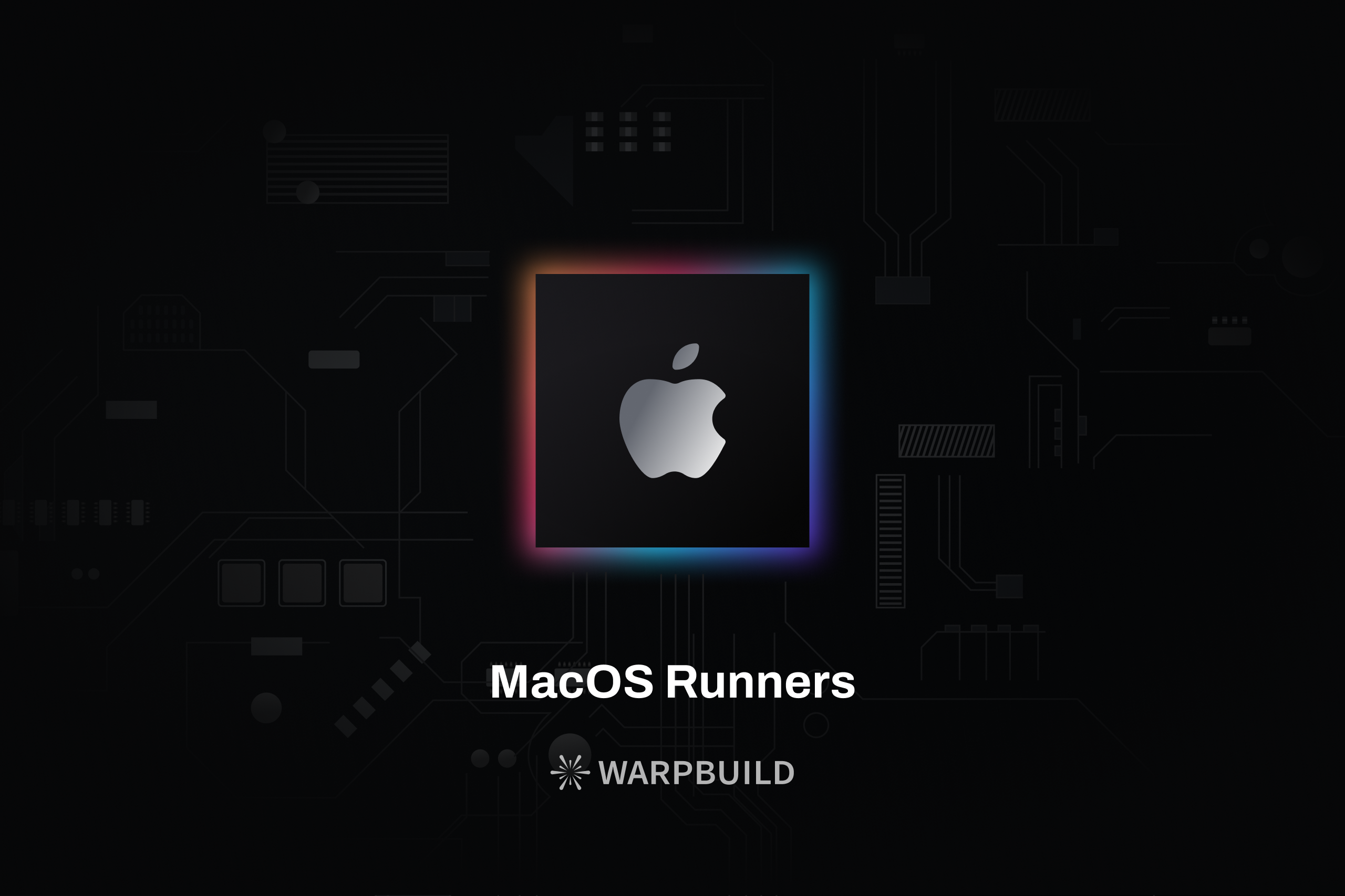 Fast MacOS runners for GitHub Actions
