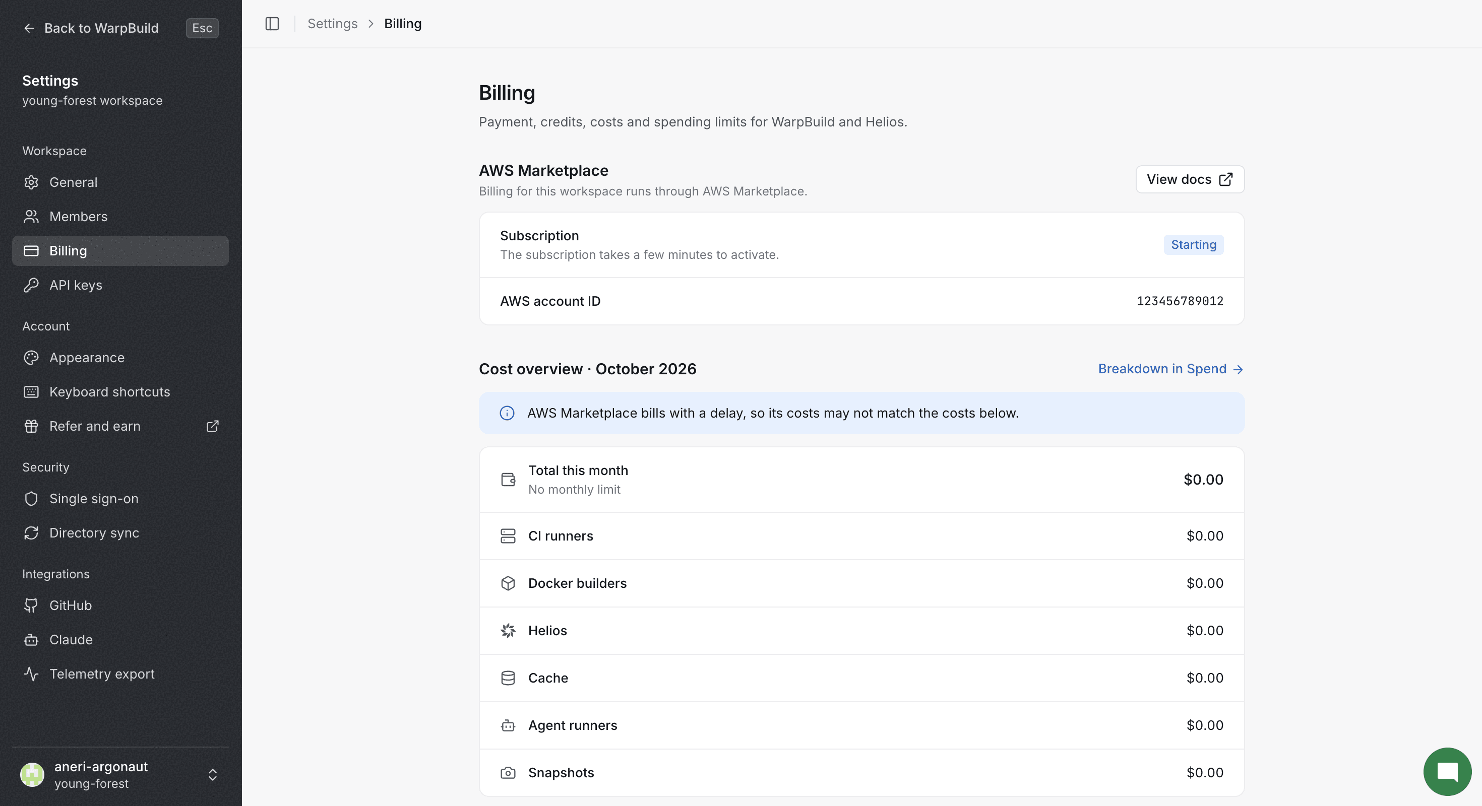 Subscription not active