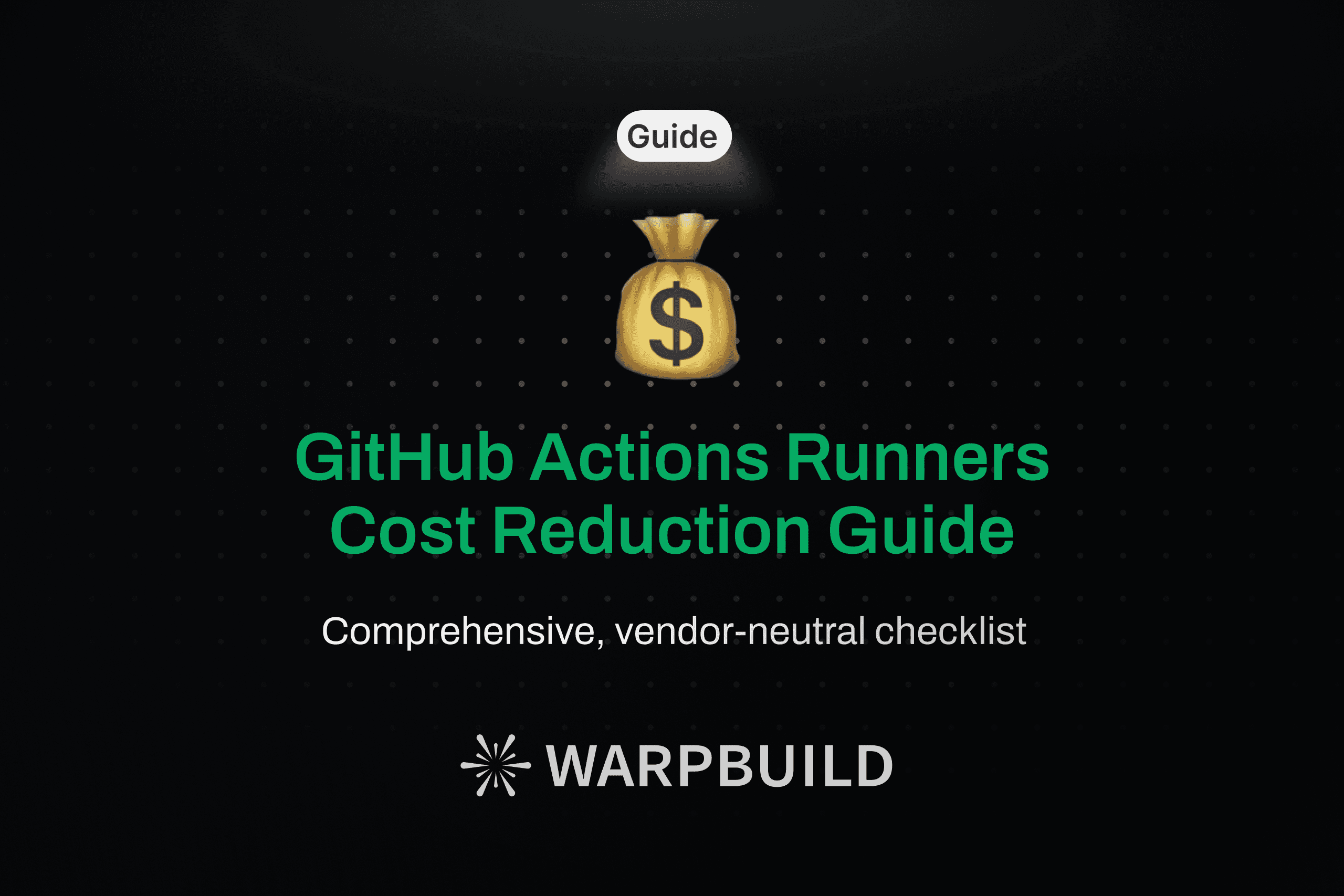 Reducing GitHub Actions Costs cover
